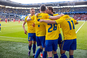 Lasso Coulibaly  (FC Nordsjlland). Jacob Rasmussen  (Brndby IF), Filip Bundgaard  (Brndby IF)