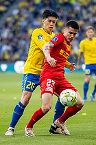 Yuito Suzuki  (Brndby IF), Oliver Villadsen  (FC Nordsjlland)