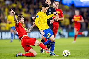 Yuito Suzuki  (Brndby IF), Kian Hansen, anfrer  (FC Nordsjlland)