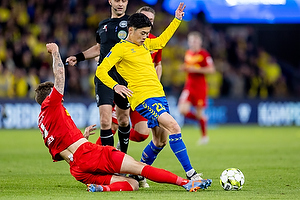 Yuito Suzuki  (Brndby IF), Kian Hansen, anfrer  (FC Nordsjlland)