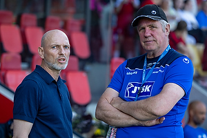 Jesper Srensen, cheftrner  (Brndby IF), Kent Nielsen, cheftrner  (Silkeborg IF)