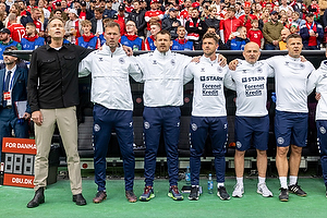 Kasper Hjulmand, cheftrner  (Danmark), Morten Wieghorst, assistenttrner  (Danmark)
