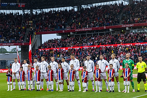 Kasper Schmeichel  (Danmark), Joachim Andersen  (Danmark), Jannik Vestergaard  (Danmark), Andreas Christensen  (Danmark), Rasmus Hjlund  (Danmark), Andreas Skov Olsen  (Danmark), Mikkel Damsgaard  (Danmark), Victor Kristiansen  (Danmark), Alexander Bah  (Danmark), Morten Hjulmand  (Danmark), Pierre Emilie Hjbjerg  (Danmark)