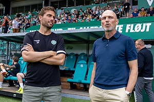 Jakob Poulsen, cheftrner  (Viborg FF), Jesper Srensen, cheftrner  (Brndby IF)