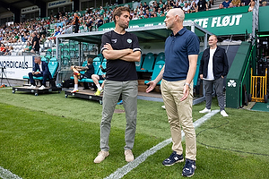 Jakob Poulsen, cheftrner  (Viborg FF), Jesper Srensen, cheftrner  (Brndby IF)