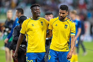 Emmanuel Yeboah  (Brndby IF), Ohi Omoijuanfo  (Brndby IF)