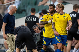 Jesper Srensen, cheftrner  (Brndby IF), Sean Klaiber  (Brndby IF), Daniel Wass  (Brndby IF)