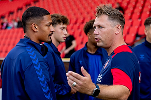 Frederik Alves Ibsen  (Brndby IF), Menno van Dam, cheftrner  (Aab)