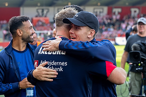 Menno van Dam, cheftrner  (Aab), Mathias Kvistgaarden  (Brndby IF)