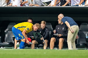 Sebastian Sebulonsen  (Brndby IF), Jesper Srensen, cheftrner  (Brndby IF)