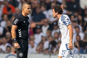 Morten Krogh, dommer, Thomas Delaney  (FC Kbenhavn)