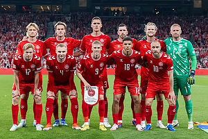 Kasper Schmeichel  (Danmark), Joachim Andersen  (Danmark), Jannik Vestergaard  (Danmark), Victor Nelsson  (Danmark), Albert Grnbk  (Danmark), Christian Eriksen  (Danmark), Kasper Dolberg  (Danmark), Victor Kristiansen  (Danmark), Alexander Bah  (Danmark), Morten Hjulmand  (Danmark), Pierre Emilie Hjbjerg  (Danmark)