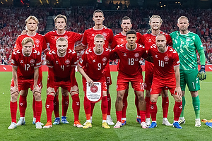 Kasper Schmeichel  (Danmark), Joachim Andersen  (Danmark), Jannik Vestergaard  (Danmark), Victor Nelsson  (Danmark), Albert Grnbk  (Danmark), Christian Eriksen  (Danmark), Kasper Dolberg  (Danmark), Victor Kristiansen  (Danmark), Alexander Bah  (Danmark), Morten Hjulmand  (Danmark), Pierre Emilie Hjbjerg  (Danmark)