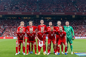 Kasper Schmeichel  (Danmark), Joachim Andersen  (Danmark), Jannik Vestergaard  (Danmark), Victor Nelsson  (Danmark), Albert Grnbk  (Danmark), Christian Eriksen  (Danmark), Kasper Dolberg  (Danmark), Victor Kristiansen  (Danmark), Alexander Bah  (Danmark), Morten Hjulmand  (Danmark), Pierre Emilie Hjbjerg  (Danmark)