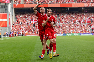 Albert Grnbk, mlscorer  (Danmark), Rasmus Kristensen  (Danmark)