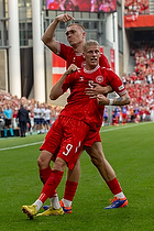 Albert Grnbk, mlscorer  (Danmark), Rasmus Kristensen  (Danmark)