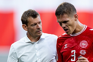 Jannik Vestergaard  (Danmark), Lars Knudsen, cheftrner  (Danmark)