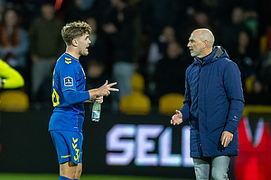 Mathias Kvistgaarden  (Brndby IF), Jesper Srensen, cheftrner  (Brndby IF)