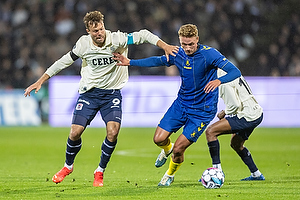 Patrik Mortensen, anfrer  (Agf), Sebastian Sebulonsen  (Brndby IF)