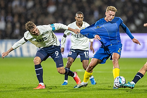 Patrik Mortensen, anfrer  (Agf), Sebastian Sebulonsen  (Brndby IF)