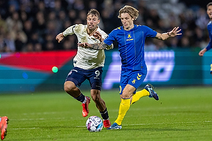 Patrik Mortensen, anfrer  (Agf), Daniel Wass  (Brndby IF)