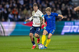 Patrik Mortensen, anfrer  (Agf), Daniel Wass  (Brndby IF)