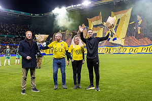 Benjamin Schmedes, sportsdirektr  (Brndby IF), Frederik Birk, cheftrner  (Brndby IF), Peter Nielsen, brndby support  (Brndby IF)